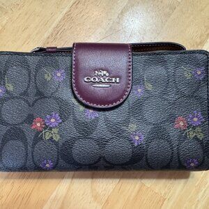COACH Country Floral Phone Wallet